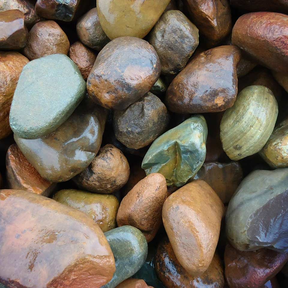 Rock mulch